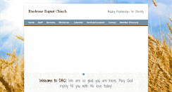 Desktop Screenshot of dardennebaptistchurch.org